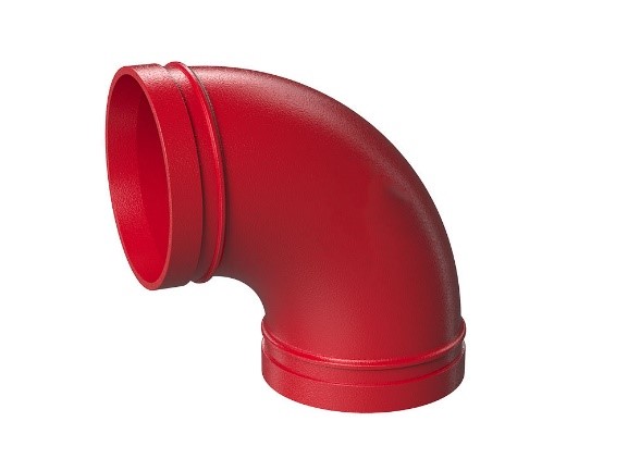 90° Elbow, Acoplin Grooved UL/FM