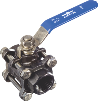 Three-Piece Carbon Steel Ball Valve